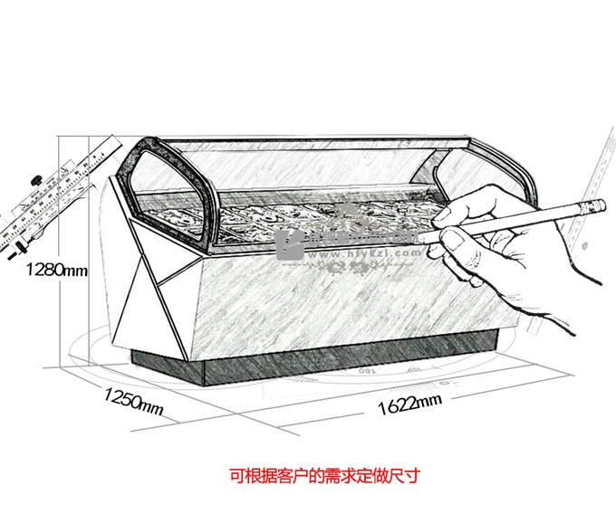 優凱-VIP-BQX2冰淇淋展示柜（廠長推薦）