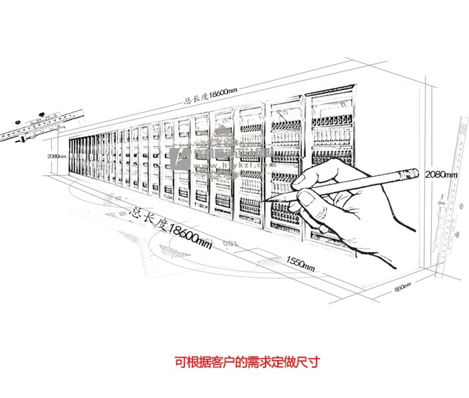 風(fēng)冷玻璃門(mén)陳列柜（外機(jī)）